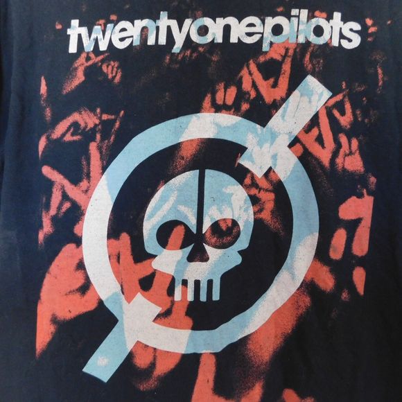 Twenty-One Pilots Tee Shirt Adult M Band Music Graphic Black Short Sleeve 21P - Picture 4 of 7